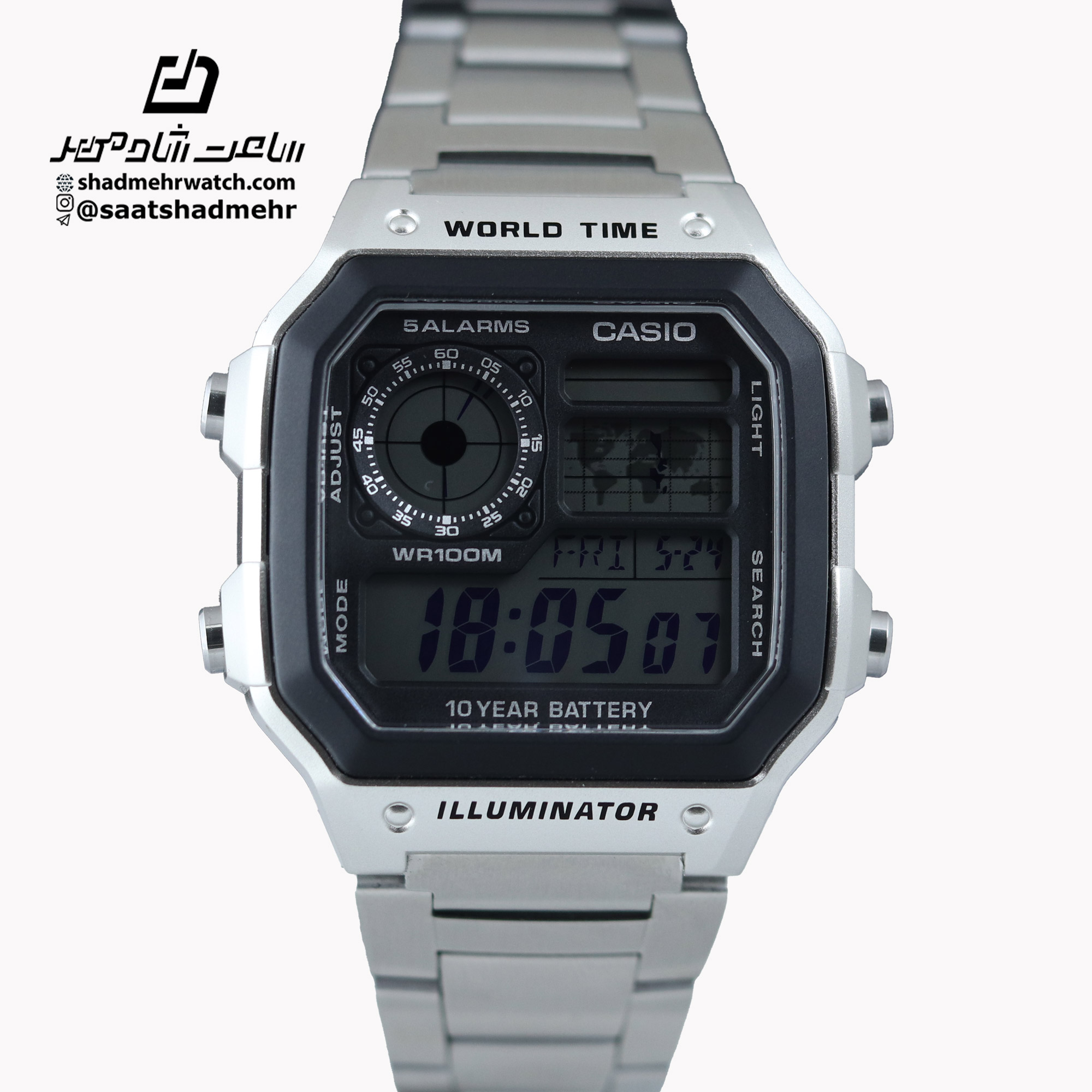 ساعت کاسیو مدل AE-1200WHD-1AVDF